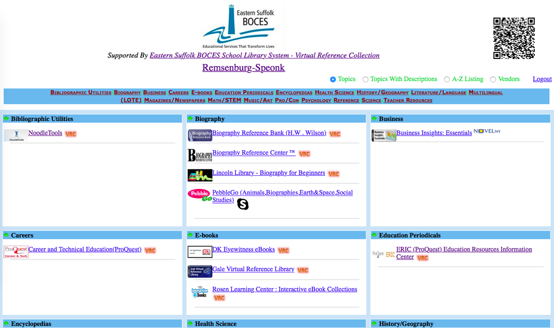 ESBOCES Virtual Reference Collection